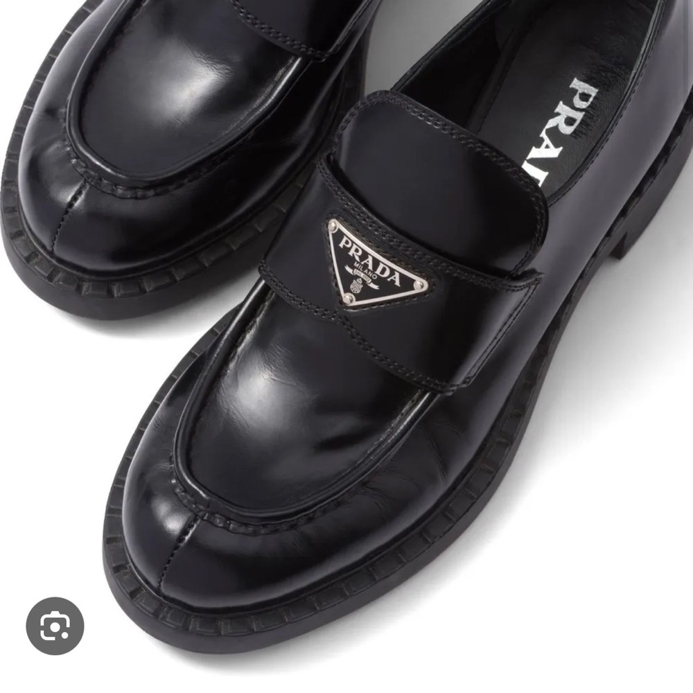 Prada women’s  Black Slip-On Loafers
